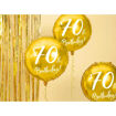 Picture of GOLD FOIL BALLOON 70TH BIRTHDAY 18 INCH
